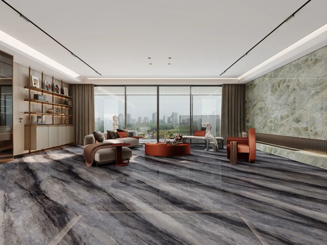 LANDSx質(zhì)感復(fù)刻大理石|密縫連紋 藏匿空間界線